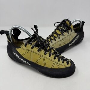 Mad Rock Phoenix Climbing Shoes Friction Shoes Lace Up Green Men's Size 7